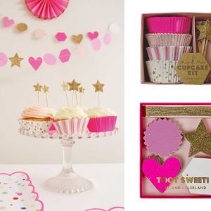 Meri Meri TOOT SWEET Pink Cupcake Kit