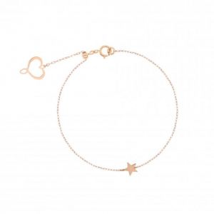 BRACCIALE AURUM IN ORO ROSA 18 CARATI CON STELLA PASSANTE