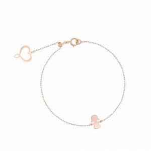 BRACCIALE AURUM CON SAGOMA DI BIMBA IN ORO ROSA 18 CARATI