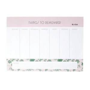 PLANNER SETTIMANALE CON FANTASIA FLOREALE