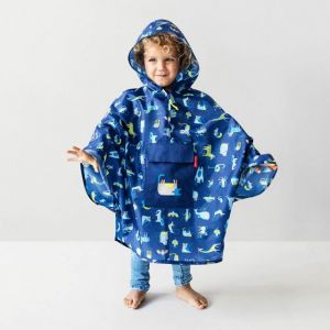 PONCHO MINI MAXI M BLUE 3-6 ANNI