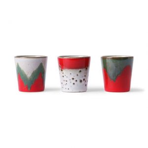 BICCHIERI IN CERAMICA SPECIAL EDITION Set di 3