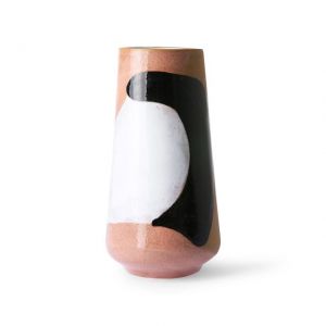 VASO IN CERAMICA DIPINTA A MANO H 31 cm