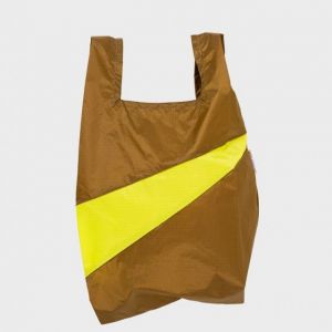 SHOPPING BAG MAKE e FLUO YELLOW