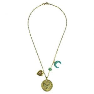 COLLANA LUCILLA A CATENA CORTA CON CHARMS