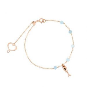 BRACCIALE ALICE CON 5 ACQUAMARINE