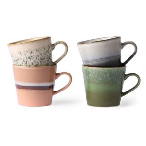 TAZZE DA CAPPUCCINO IN CERAMICA Set di 4