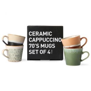 TAZZE DA CAPPUCCINO IN CERAMICA Set di 4