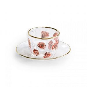 TAZZINA DA CAFFE' ROSES