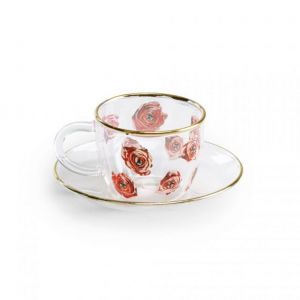 TAZZINA DA CAFFE' ROSES