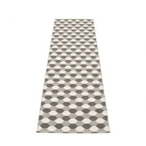 TAPPETO DANA WARM GREY-CHARCOAL-VANILLA 70 x 250 cm