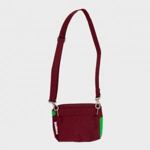 BORSA PICCOLA BURGUNDY e GREENSCREEN