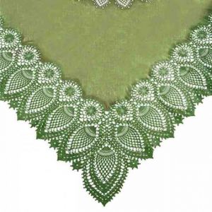 TOVAGLIA PIZZO GREEN 137 x 137 cm