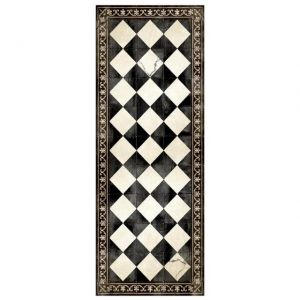 TAPPETTO IN VINILE DECORO GAMBIT CHESS Antique 60 x 80 cm