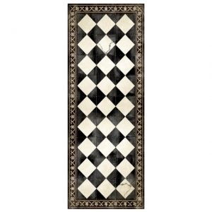 TAPPETTO IN VINILE DECORO GAMBIT CHESS Antique 60 x  97 cm