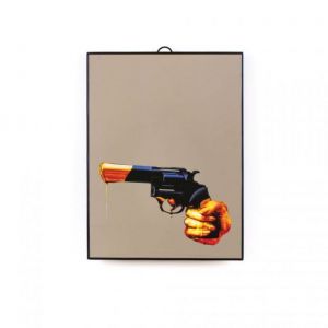 SPECCHIO MEDIO PISTOLA 22.5 x 29.5 cm