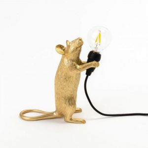 MOUSE LAMP STEP GOLD