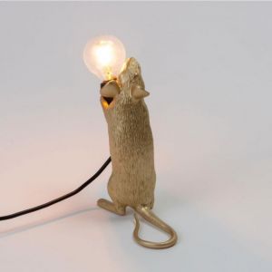 MOUSE LAMP STEP GOLD
