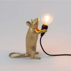 MOUSE LAMP STEP GOLD