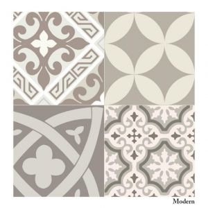 TAPPETO IN VINILE DECORO ECLECTIC NATURAL 60 x 180 cm