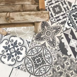 TAPPETO IN VINILE DECORO ECLECTIC NATURAL 60 x 180 cm