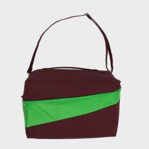 THE NEW 24/7 BAG Burgundy & Greenscreen