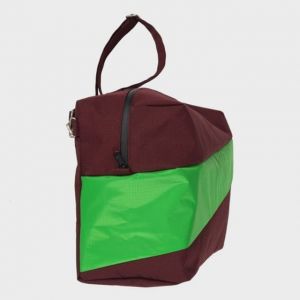 THE NEW 24/7 BAG Burgundy & Greenscreen