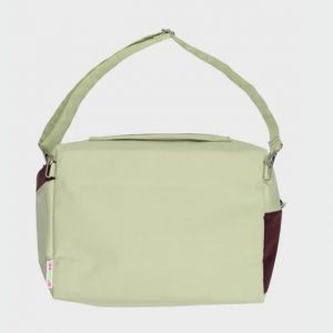 THE NEW 24/7 BAG Pistachio & Burgundy