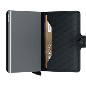 MINIWALLET OPTICAL BLACK-TITANIUM