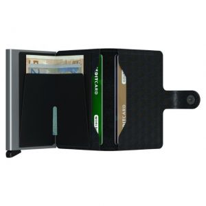 MINIWALLET OPTICAL BLACK-TITANIUM