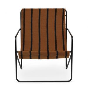 DESERT LOUNGE CHAIR Black/Stripes