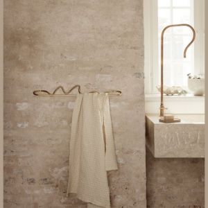 APPENDINO IN OTTONE TOWEL HANGER