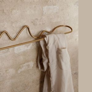 APPENDINO IN OTTONE TOWEL HANGER