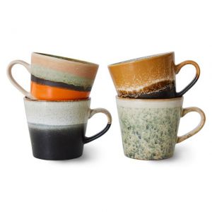 TAZZE DA CAPPUCCINO IN CERAMICA Set di 4