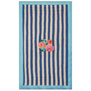 TRAPUNTA BAMBINO 110 x 180 cm Nizam Stripes Blue Natural