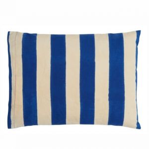 CUSCINO COTONE 30 x 40 cm Nizam Stripes Blue Natural