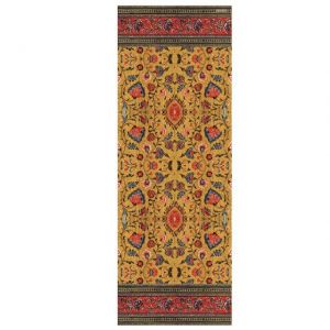 TAPPETO IN VINILE DECORO BOHEMIAN GARDEN Gold 60 x 180 cm