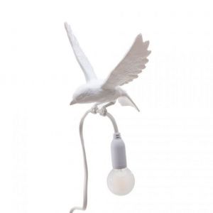 LAMPADA USB IN RESINA CON MORSETTO SPARROW-LANDING CON TRASFORMATORE