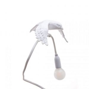 LAMPADA USB IN RESINA CON MORSETTO SPARROW-TAKING OFF CON TRASFORMATORE