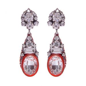 ORECCHINI DI STRASS CON PIETRE