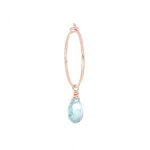 ORECCHINO GOCCE ZIRCONE BLU