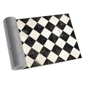 TAPPETTO IN VINILE DECORO CHESS 80 x 300 cm