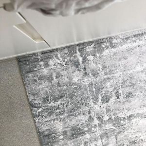 TAPPETO IN VINILE DECORO CONCRETE 80 x 195 cm