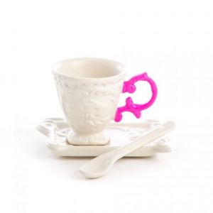 I-WARES TAZZINA DA CAFFE' MANICO FUCSIA