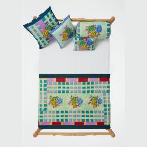 FEDERA COTONE 45 x 45 cm Ankara Aqua