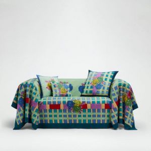 FEDERA COTONE 45 x 45 cm Ankara Aqua