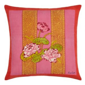 FEDERA COTONE 45 x 45 cm Tea Flower Red Orange