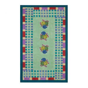 TELO COTONE 140 x 240 cm Ankara Aqua