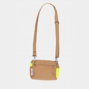 THE NEW BUM BAG Camel & Fluo Yellow SMALL