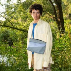 THE NEW BUM BAG Grey & Wall MEDIUM